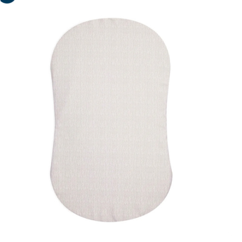 HALO - BassiNest Fitted Sheet 100% Cotton | Herringbone - cream ,