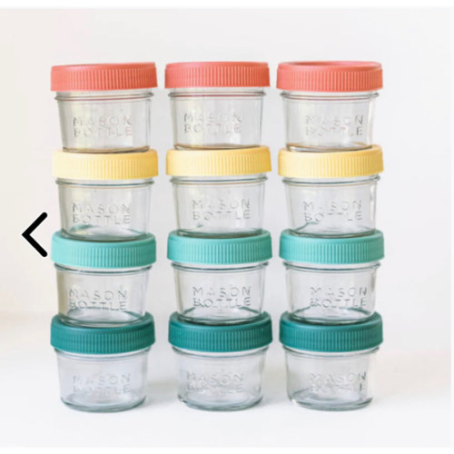 Breastmilk Storage Jar Set – Mason Bottle