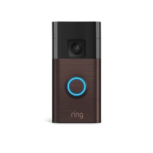 Ring Battery Doorbell with Head-to-Toe HD Video, Live View with Two-Way Talk, and Motion Detection & Alerts - Venetian Bronze
