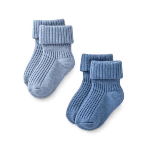 Juclise Baby Socks Alpaca Wool, 0-3 3-9 9-18 Months Infant Winter Socks | Midweight Warm Winter Socks for Newborn Boys Girls, Soft Non-Binding Fit, Machine Washable, Ideal for Baby Shower, 16 Colors