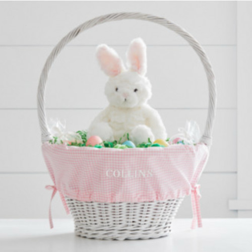 Gingham Easter Basket Liner