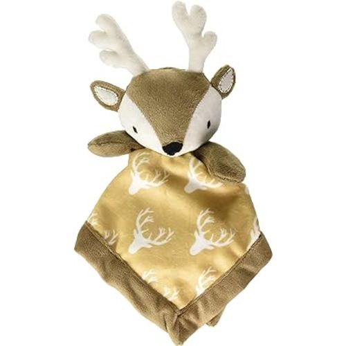 Levtex Home - Baby Deer Security Blanket - Soft and Cuddly Lovey - Plush - Tan, Taupe, Brown - Nursery Gift