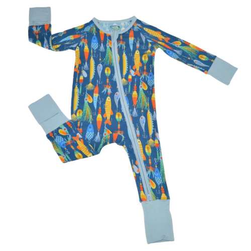 Fishing Lures Bamboo Zippy Pajamas