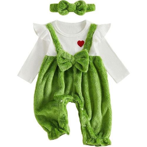 YINGISFITM Newborn Baby Girl Clothes Floral Romper Fack Two Piece Jumpsuit