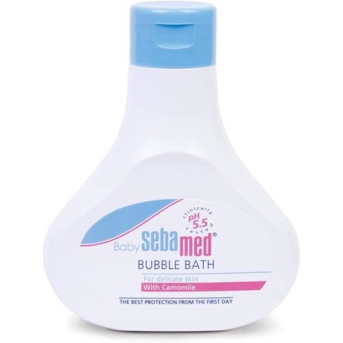 SEBAMED Baby Bubble Bath 200ml - Pack of 2 - Sweet Pea Scent - Baby Bath