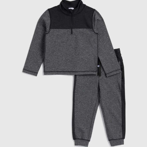 Toddler Boy Voyager Quarter Zip Set | Splendid
