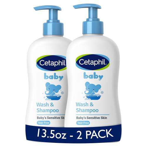 Cetaphil Baby Wash & Shampoo Hypoallergenic Soap-Free 13.5 oz 2-Pack – Absolutely Cutely