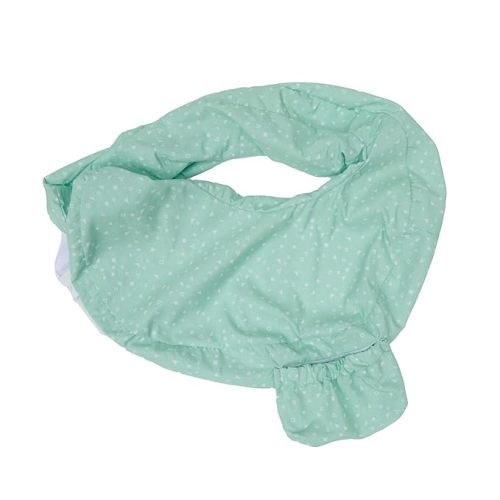 My Brest Friend Original Nursing Pillow Cover - Slipcovers for Baby - Adjustable Fit, Easy Care, Durable - Original Nursing Pillow Not Included, Minty Geo