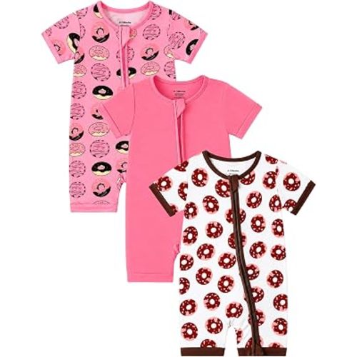 OPAWO Bamboo Sleepers for Baby Boy Pajamas Bamboo Pajamas Baby Romper 0-24M