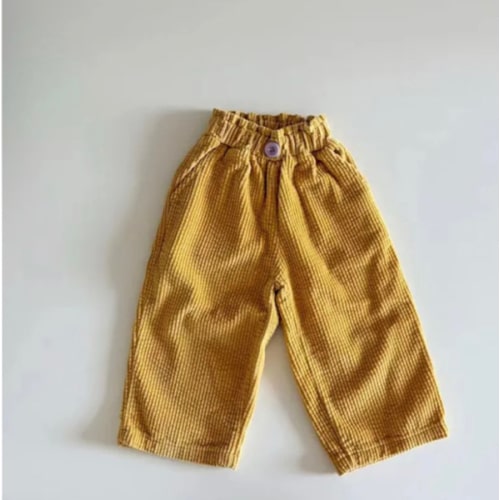 Baby & Kids Solid Color Corduroy Casual Pants