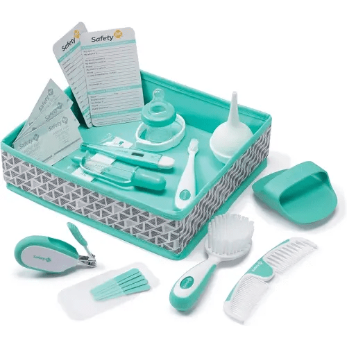 Safety 1st Nursery Care Health & Grooming Kit, Pyramids Aqua, One Size