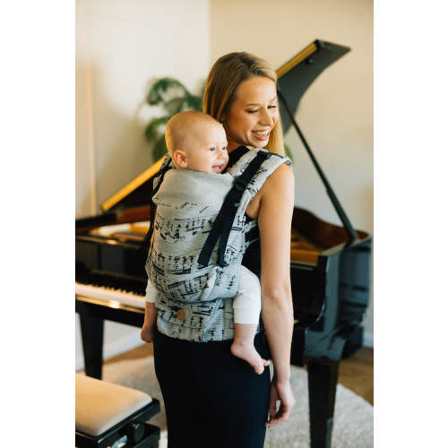 LennyUpGrade PRO Carrier, Standard Size, jacquard weave 100% cotton - MELODY - POLONAISE