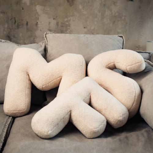 Monogram Letter Pillows 5-pack