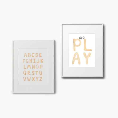 Play & Oak Neutral Wall Art Bundle