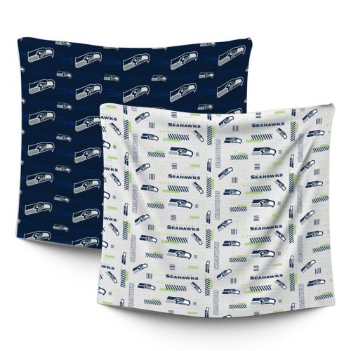 NFL Seattle Seahawks Home & Away Baby Blanket - 2pk