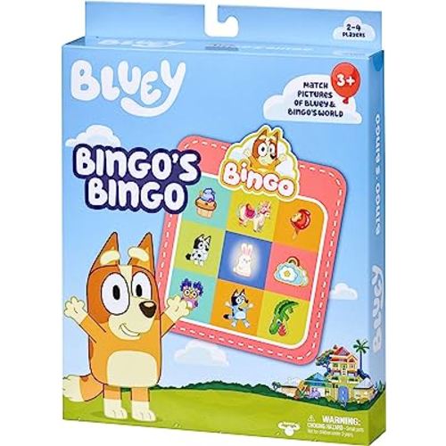 Bluey - Bingo's Bingo Card Game - Fun Matching Game Where You Match Images (13034)