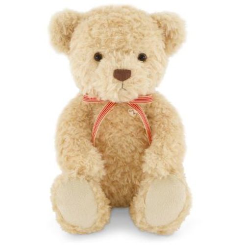 Snuggle Bunnies Stuffed Animal Arthur the Bear with red stripe ribbon bow