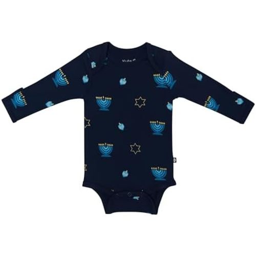 KYTE BABY Soft Bamboo from Rayon Long Sleeve Unisex Bodysuit, 3-6 Months
