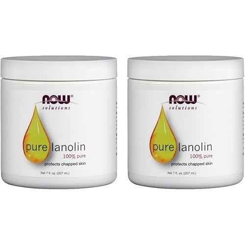Now Foods Lanolin Pure, 7 Ounce, 2 pack