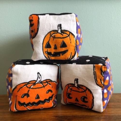 Halloween Fun Soft Rattle Block