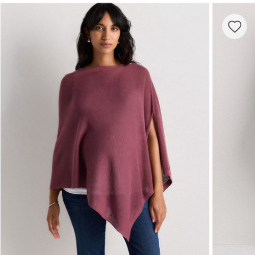 Lightweight Cotton Cashmere Nursing Shawl in Crushed Berry Purple
