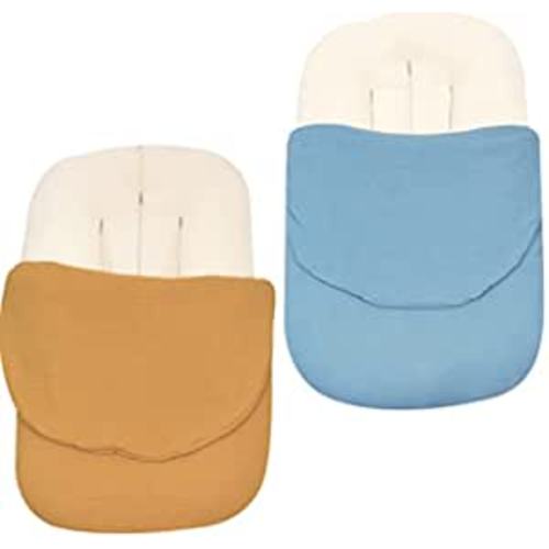 Amazon.com : 2 Pack Baby Lounger Cover for Newborn, Organic Cotton Muslin Lounger Pillow Case for Babies, Snug Fitted Removable Slipcover, Babynest Cover for Boys & Girls (Orange & Blue) : Baby