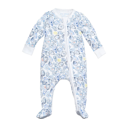 Oysters Zip Baby Onesie | Joy Street Kids