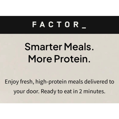 Factor Meals Giftcard