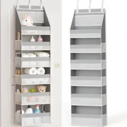 【HomeOrganization】 Criusia behind-the-door storage bags are perfect for organizing bedrooms, bathrooms, and nurseries—say goodbye to cluttered rooms and save space with this amazing product Organiser Accessory Pouch - TikTok Shop