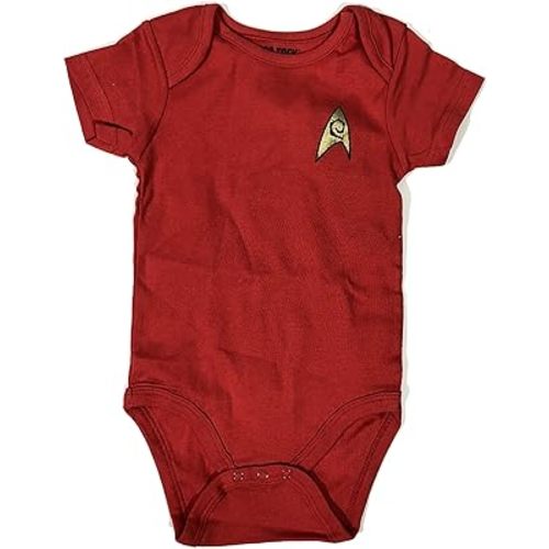 Star Trek Baby Bodysuit Romper Infant Shirt Clothes (12-18 Months, Red)