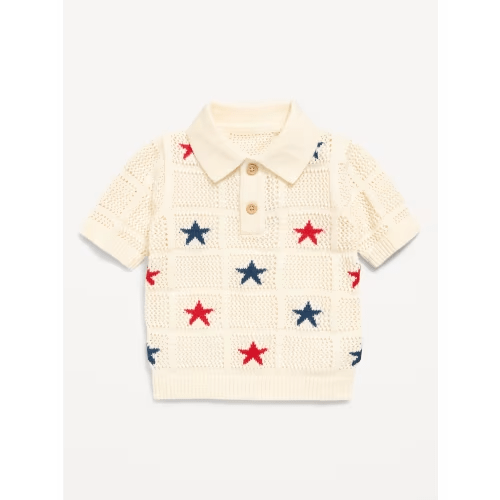 Short-Sleeve Sweater-Knit Polo for Baby