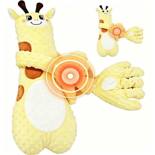 Patting Pillow Soother,Interactive Patting Companion with Remote Control for Home and Travel