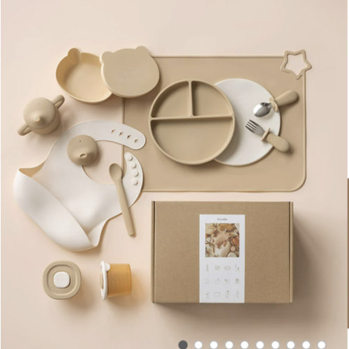 First Bites Gift Set (Croissant/Ivory)