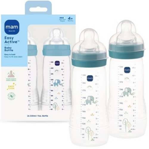 MAM 11 fl oz Easy Active Baby Bottle - Boy - 2pk