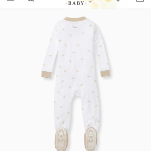 Golden Bee Organic Cotton Sleeper Hummus