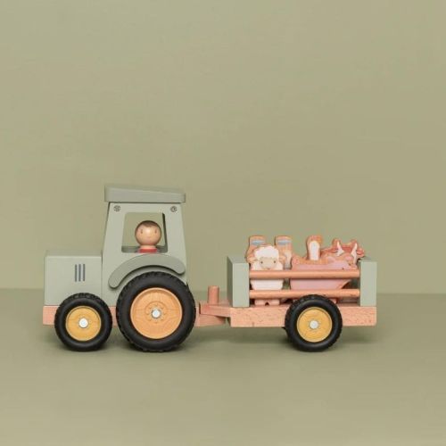 Little Dutch Tractor With Trailer Little Farm – Scandiborn