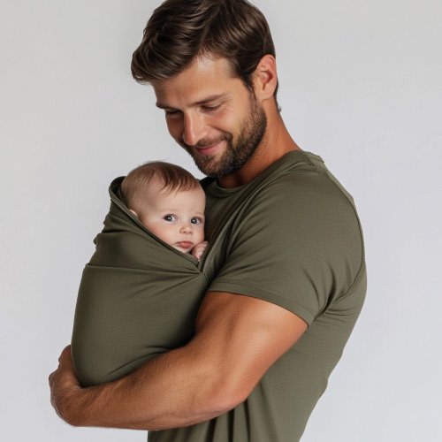 Kooden Babywearing Dad Shirt – Khaki - L