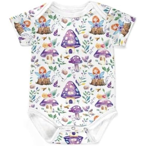 Watercolor Garbage Truck Bin Green Baby Bodysuits Trash Trucks Recycling Car Earth One-Piece