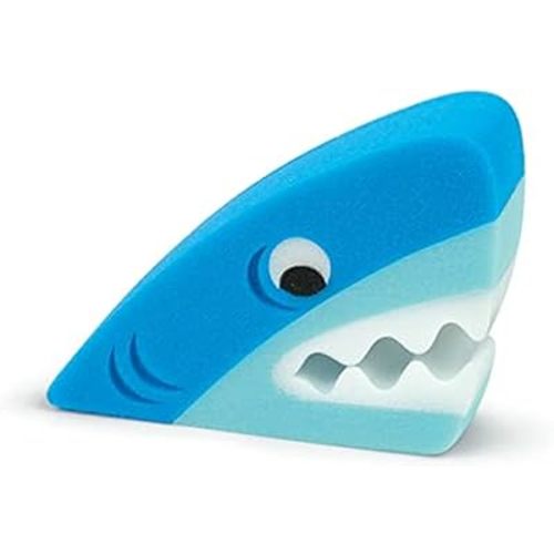 Genuine Fred Bath Biters, Children's Bath Sponge, Shark - Large & Absorbent - Gentle on Skin - Adds Fun to Bathtime or Water Table - Great Gift for Kids & Toddlers