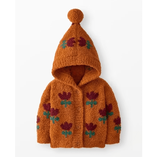 3-6 Months - Baby Marshmallow Hoodie Cardigan