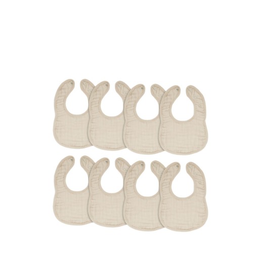Muslin Bibs - Pack of 8