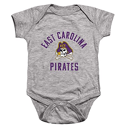 East Carolina University Official Pirates Logo Unisex Infant Snap Suit for Baby