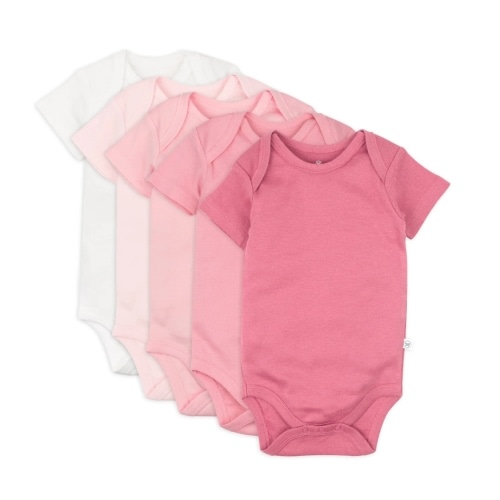 5-Pack Organic Cotton Short Sleeve Bodysuits | Honest Baby Clothing