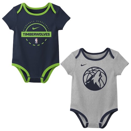 Infant & Newborn Minnesota Timberwolves Nike Two-Piece Bodysuit Set