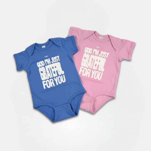 Baby God I'm Just Grateful Onesie