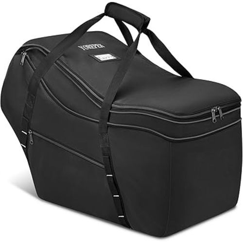 YOREPEK Extendable Infant Car Seat Travel Bag, Fit for Doona, Nuna Pipa, Graco SnugRide 35, UPPAbaby Mesa, Chicco Keyfit 30, Padded Carseat Bags for Air Travel, Car Seat Cover with Storage Bag