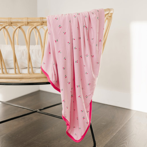 Cherry Swaddle Blanket – Pipermoon