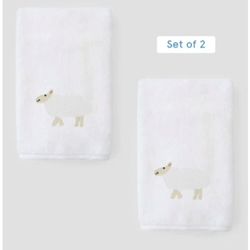 Burp Cloths (pair)
Color: Lamb