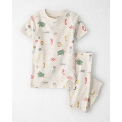 Baby 2-Piece Organic Cotton Pajamas in Under the Sea - Little Planet | Carter's