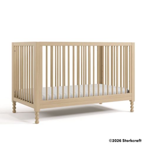 Storkcraft Rio 5-in-1 Convertible Crib with Toddler Guardrail - Driftwood